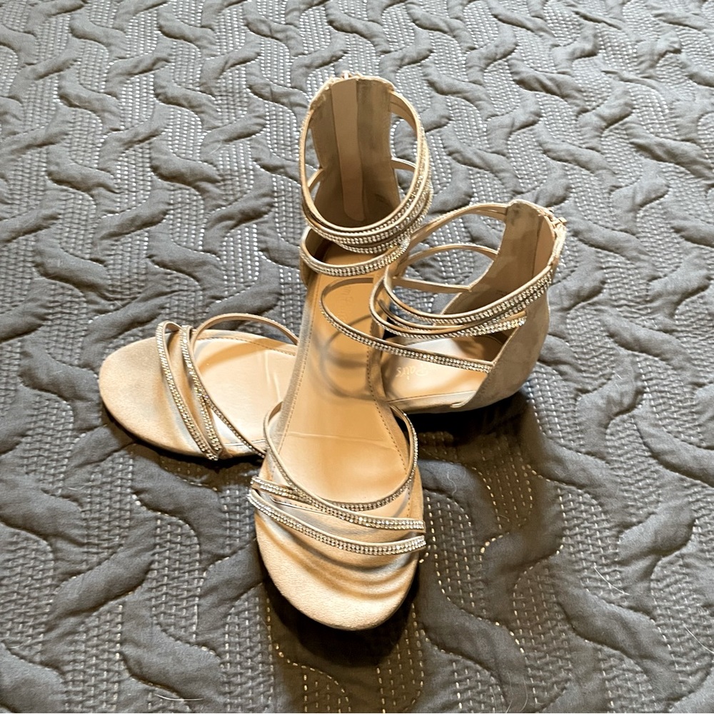 Dream Paris Bedazzled Prom Sandals